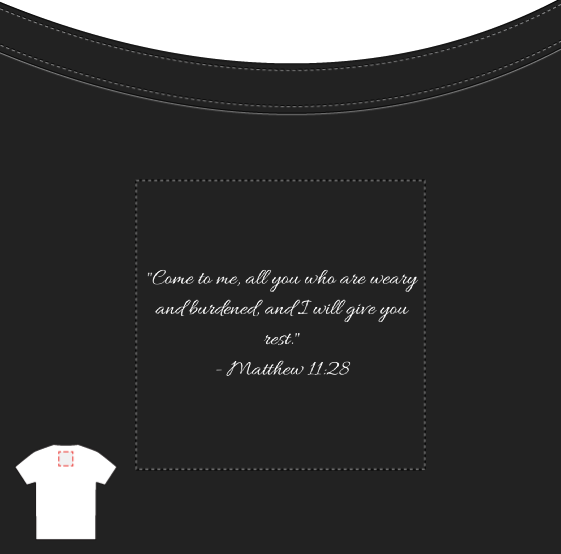 Matthew 11:28 Long Sleeve T