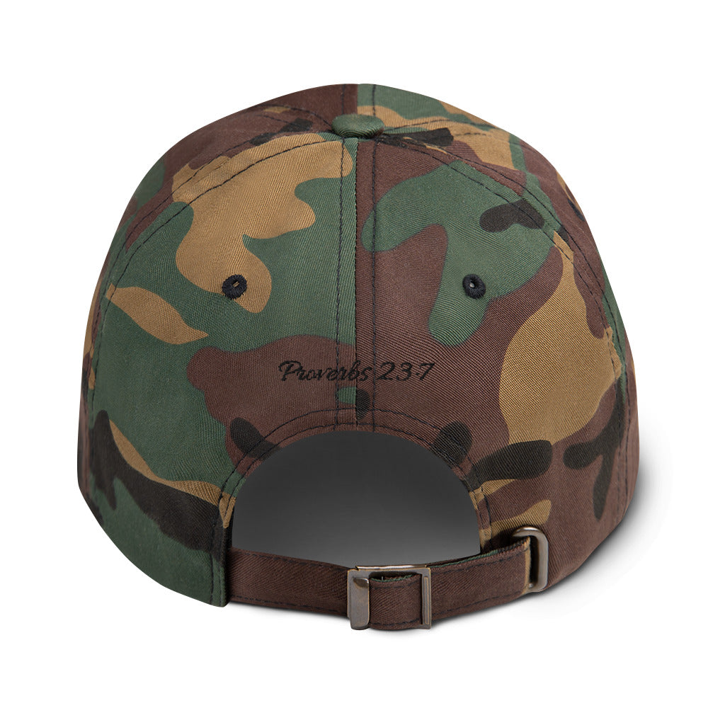 Proverbs 23:7 Dad hat