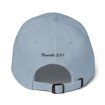 Proverbs 23:7 Dad hat