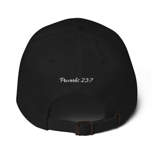 Proverbs 23:7 Dad hat