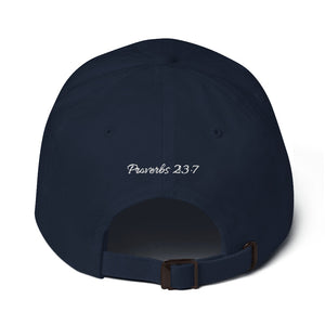 Proverbs 23:7 Dad hat